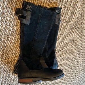 Sorel black boots 8.5